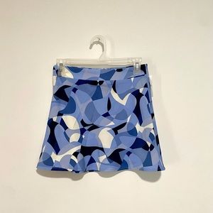 Blue Y2K Mini Skirt